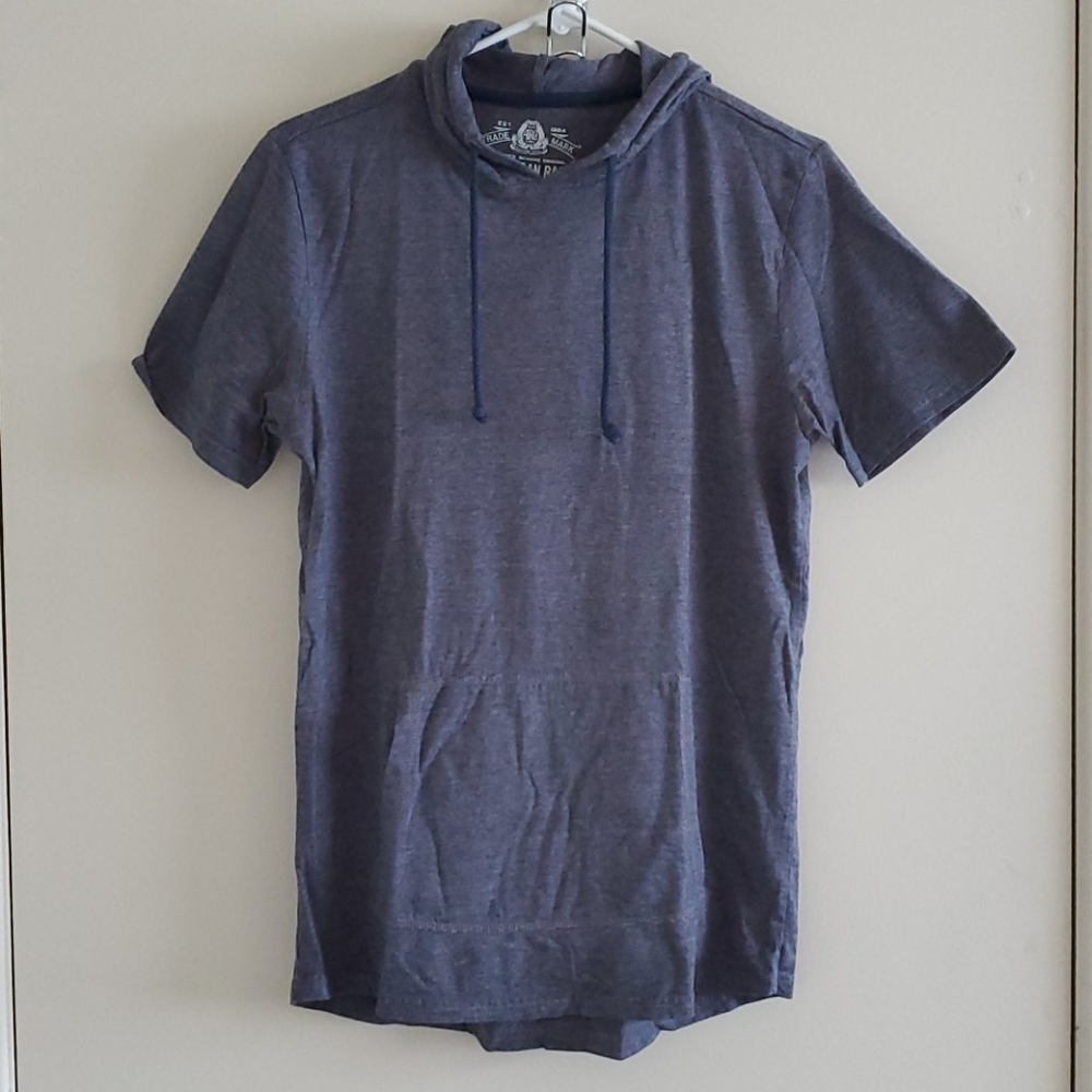 American Rag Hooded Short Sleeve Shirt